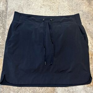 Athleta Black Skirt with Built-in shorts